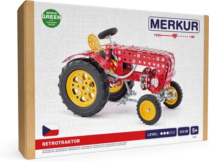Set de construcție Merkur tractor retro 333 piese
