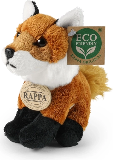 Vulpe de pluș eco friendly 13 cm Rappa