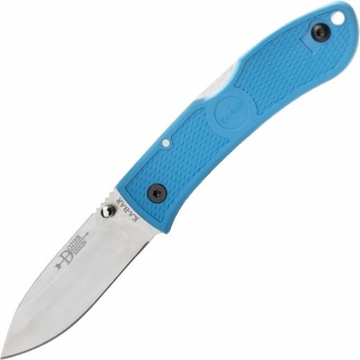 Cuțit pliabil KA-BAR Dozier Hunter, Zytel albastru, 7,5 cm