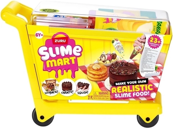 Cărucior de cumpărături ZURU Slime Mart cu slime
