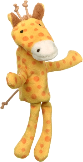 Girafă cu expresie veselă și îmbrățișare moale