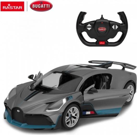 Bugatti Divo argintiu mașină RC 1:14 de la Rastar