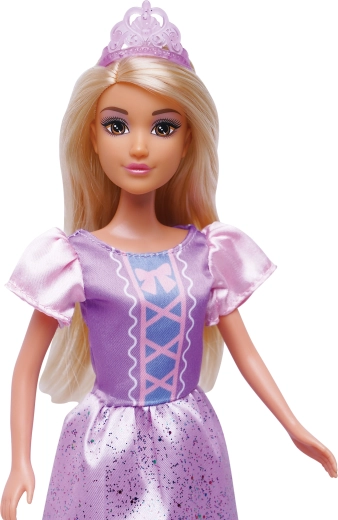 Păr blond lung pentru styling