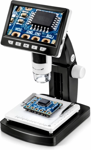 Ecran IPS de 4,3" pentru observare confortabilă