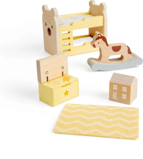 Cal de lemn balansoar și ladă pentru jucării pentru și mai mult joc