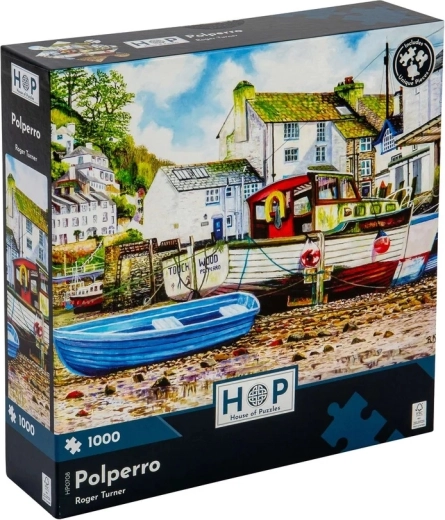 Imagine pitorească a portului Polperro