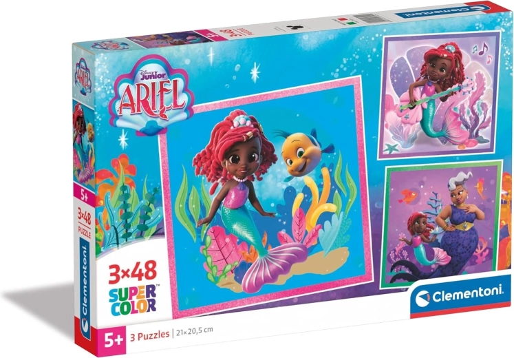 Puzzle Clementoni Ariel 3×48 piese