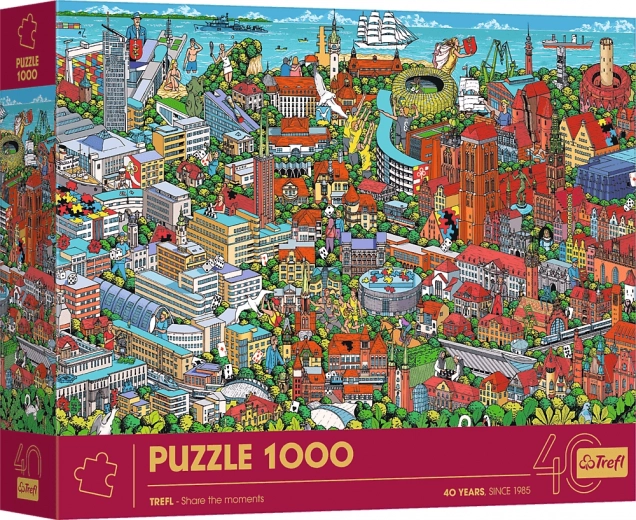 Puzzle Trefl Premium Plus Share the Moments: Trójmiasto 1000 piese