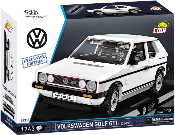 Cobi Volkswagen Golf GTI (1976–1983) executive edition set de construcție 1:12