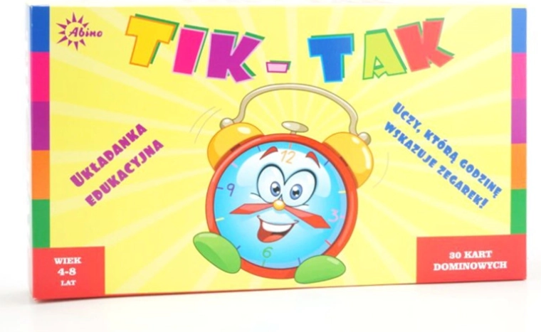 Puzzle Tik Tak – domino pentru învățarea citirii orei