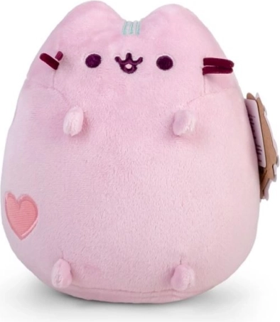 Pisica Pusheen roz din pluș 18 cm