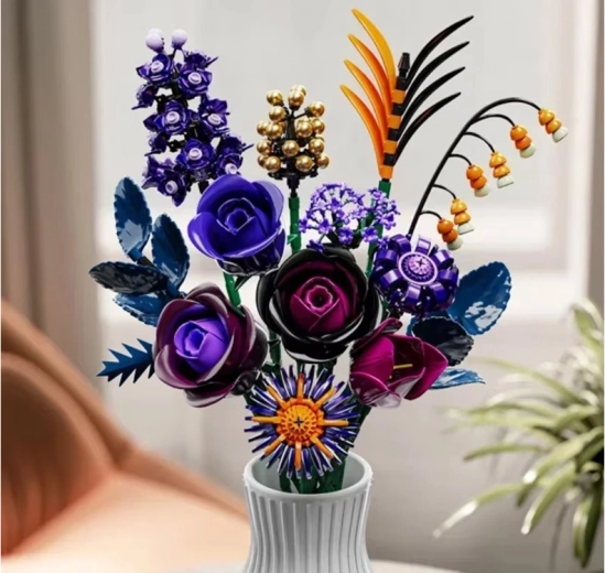 Buchet elegant în nuanțe întunecate