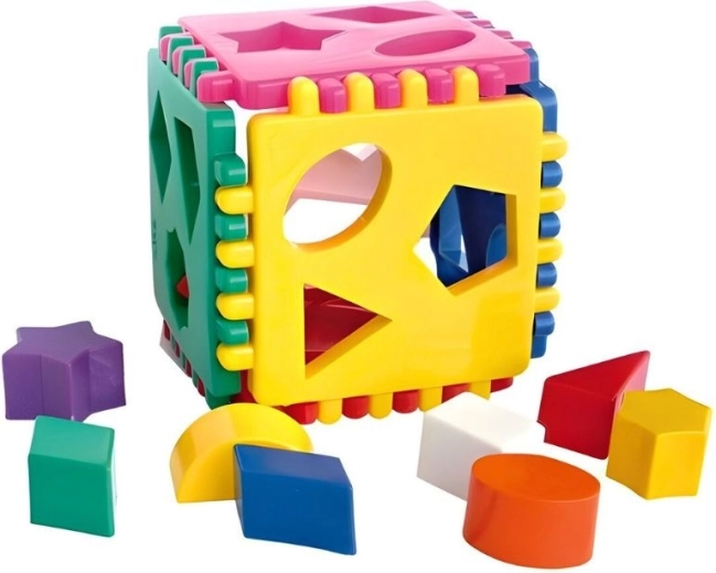 Sortator cub Nina – jucărie educativă colorată pentru cei mici