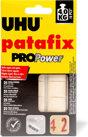 Patafix PROPower gumă adezivă albă, 21 buc.