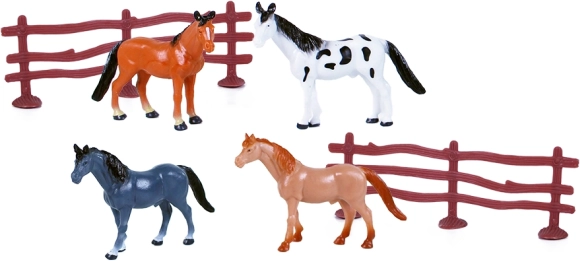 cai cu gard – set de 4 căluți