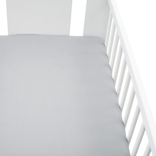 Cearșaf jersey pentru pătuț New Baby 120 × 60 cm, gri