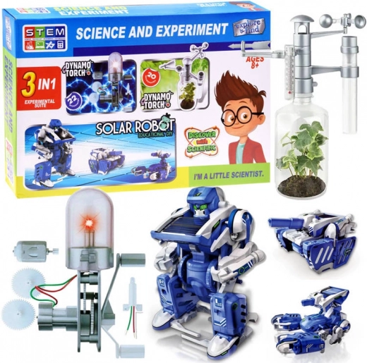 Set științific 3în1 robot dinamo