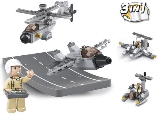 Sluban Army 9into1 M38-B0537H Army drone 3în1