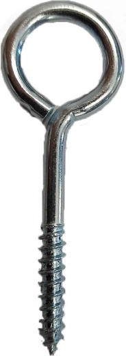 Ochet închis cu filet zincat 40 × 14 × 3,8 mm, 200 buc