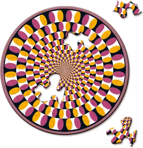 Curiosi puzzle rotund mini Picoli Leagăn 33 piese