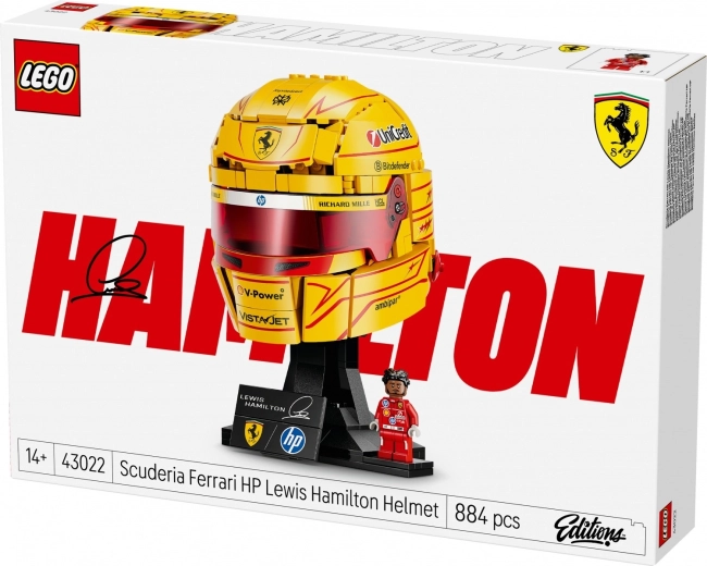 Minifigurina lui Lewis Hamilton inclusă în set