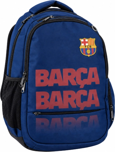Rucsac pentru studenți FC Barcelona Barça, albastru închis, 30 l