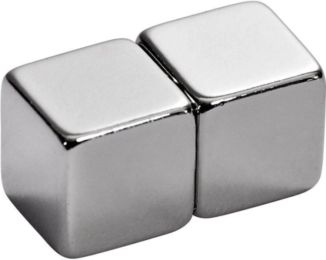 Magnet neodimic cub 10 × 10 × 10 mm (2 buc.)