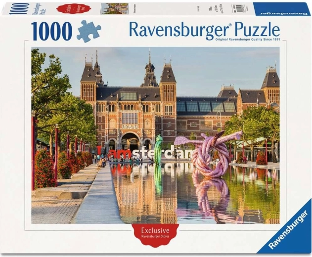 Puzzle Ravensburger Rijksmuseum din Amsterdam, 1000 de piese