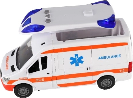 Efecte luminoase și sonore ca la o ambulanță reală