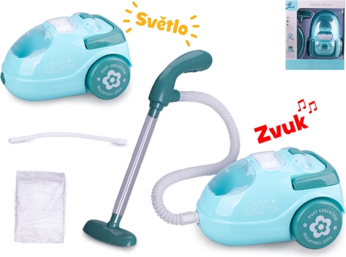 Aspirator mini pentru copii cu lumină și sunet, 15 cm