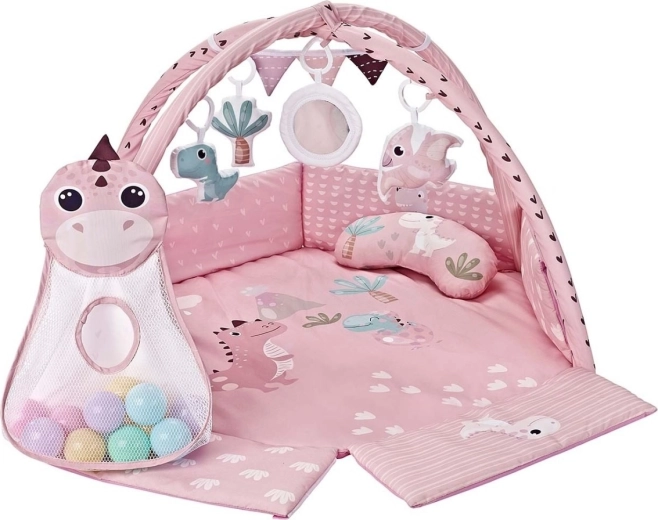 Tummy time susținut cu mini pernuță