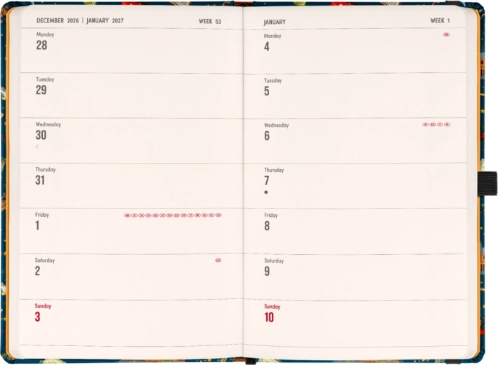 Planificare clară în partea de calendar