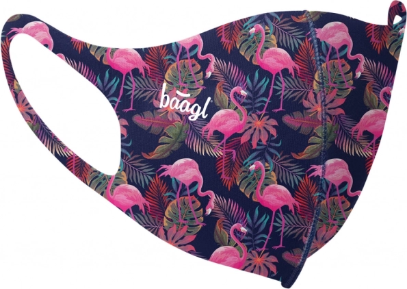 Baagl mască antibacteriană pentru adulți – Flamingo