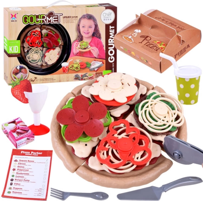 set de pizza pentru copii, pentru tăiere și servire
