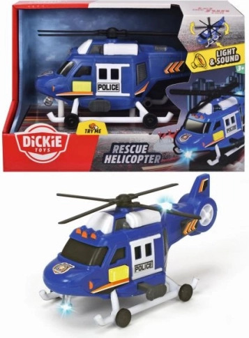 Elicopter de poliție cu lumini și sunete 18 cm