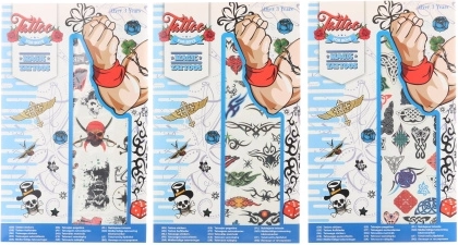 tatuaje temporare pentru băieți, set de 36 bucăți