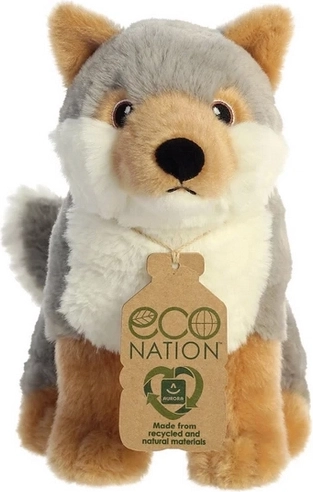 Aurora Eco Nation lup de pluș, figurină 24 cm