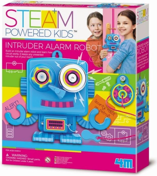 Alarm robotic 4M – set educațional de construcție pentru copii