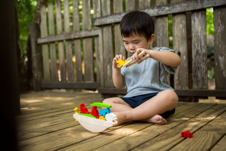 Jucărie ecologică din lemn de la PlanToys