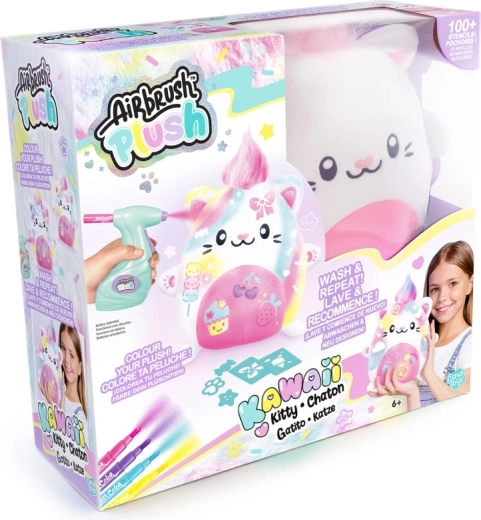 Set creativ Airbrush studio Pisică kawaii