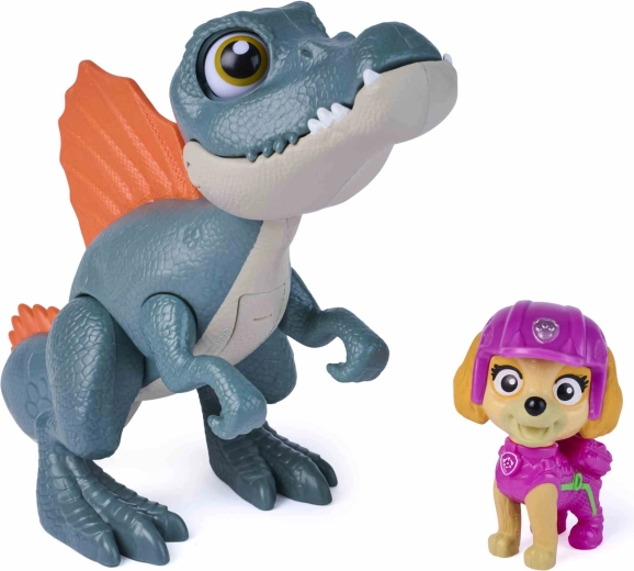 Patrula Cățelușilor Dino Movie Skye cu spinozaur interactiv