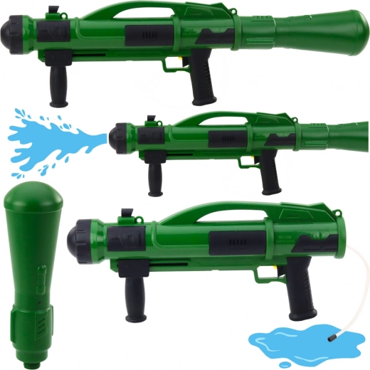 Pistolă de apă Bazooka cu pompă 73 cm verde