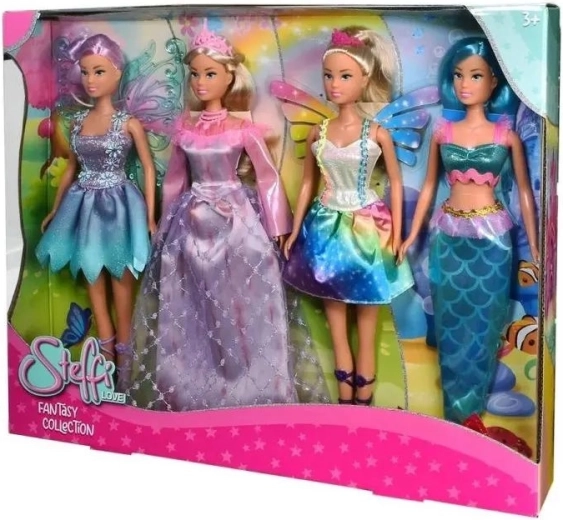 Steffi Love colecția fantasy cu 4 păpuși