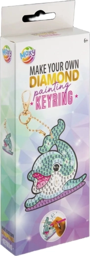 MOXY pictură cu diamante – pandantiv Delfin