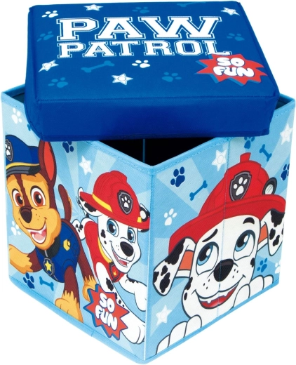 Paw Patrol taburet pliabil cu spațiu de depozitare 30 × 30 × 30 cm