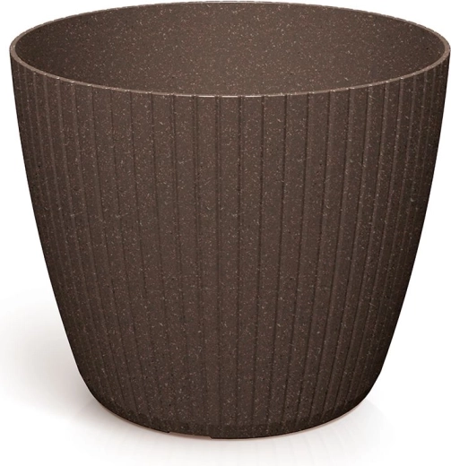 Ghiveci Lamia Eco Wood 19,8 cm – culoare cafea