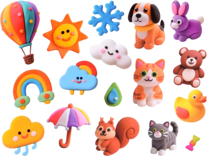 Forme cu animăluțe pentru figurine drăgălașe