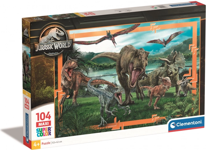 Maxi puzzle 104 piese Jurassic World
