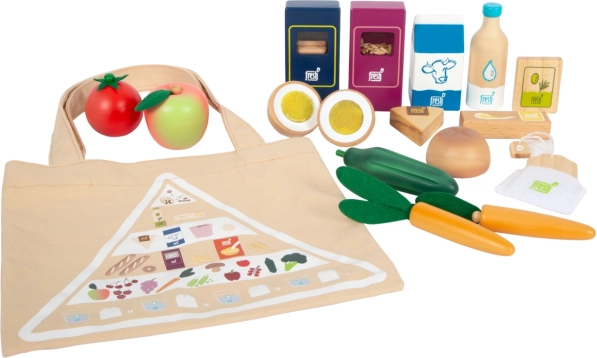 Set de alimente vegetariene Fresh – alimente din lemn pentru bucătăria copiilor