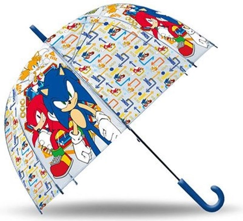 Umbrelă transparentă pentru copii SONIC